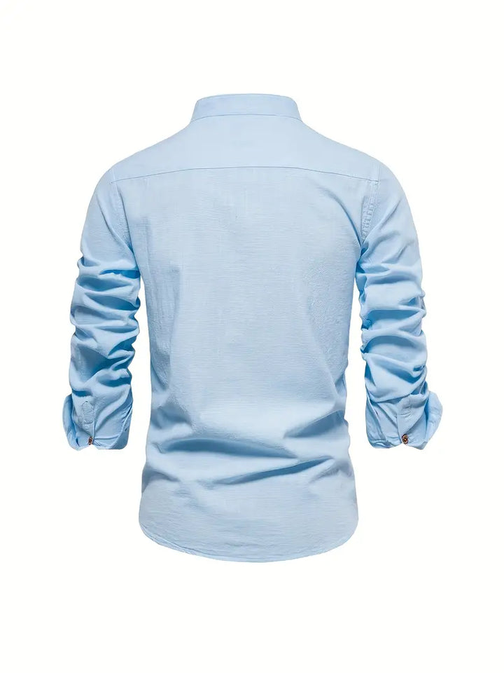 Eleganz für den Sommer: Herren Freizeithemd, Langarm. Perfekt gestylt & sehr bequem.