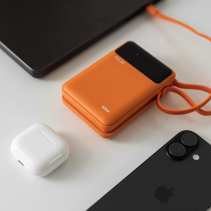 Schnelles Laden von Notebooks und Smartphones mit dieser 20000mAh Powerbank, 65W PD, USB-C.