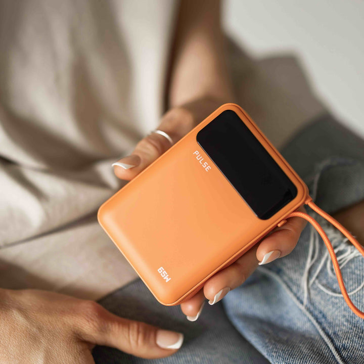 Ideal für digitale Nomaden: 20000mAh Powerbank mit 65W PD USB-C für Laptop & Handy.