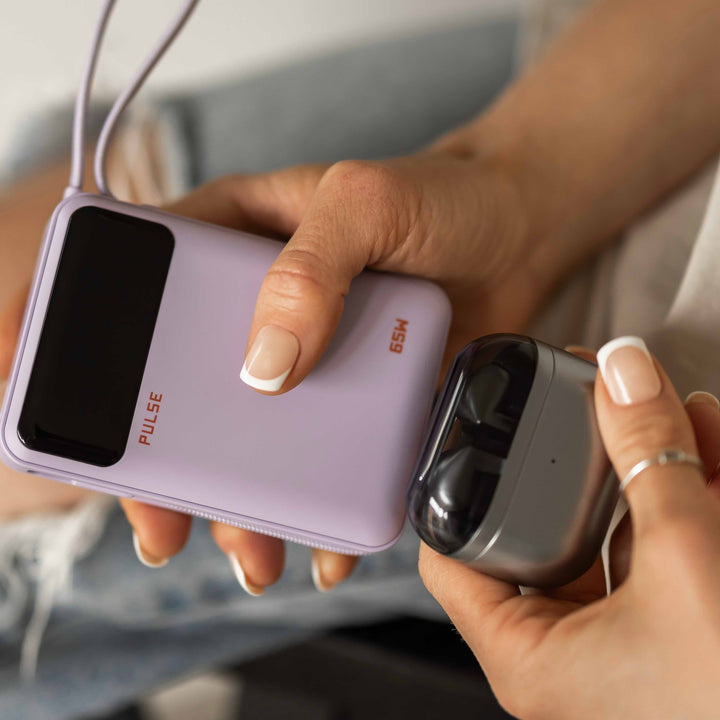 Die ideale Powerbank 20000mAh, 65W PD & USB-C für Geschäftsreisen und Freizeit.