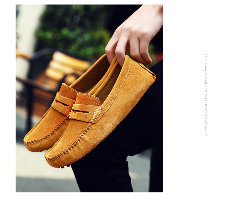 Schwarze Herren-Loafers, bequem und elegant, perfekt für Business und formelle Anlässe.