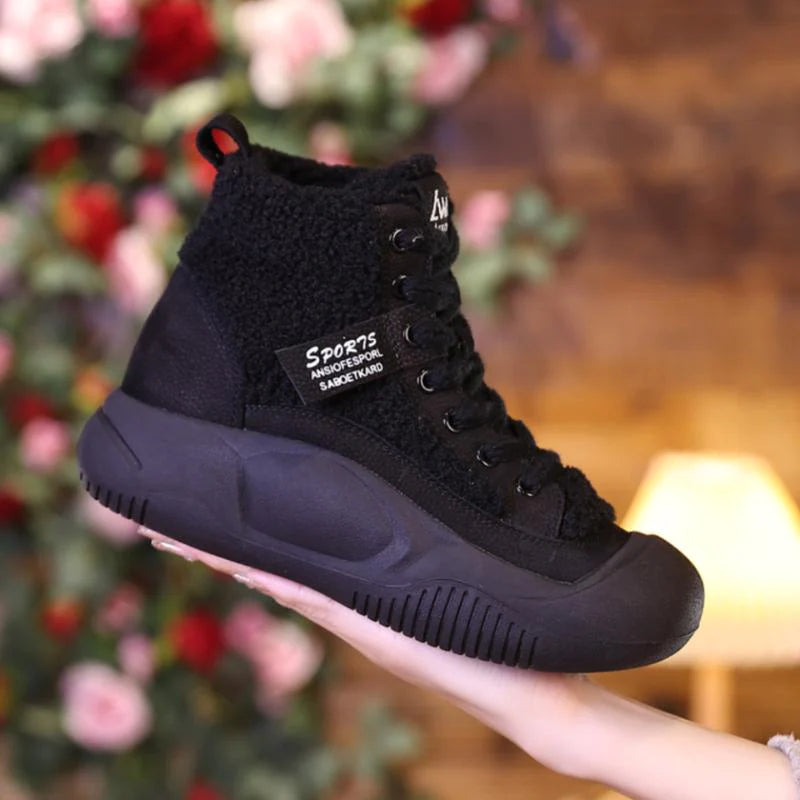 Warme Damen-Winterstiefel mit orthopädischem Komfort. Ideal für kalte Tage dank rutschfester Sohle.
