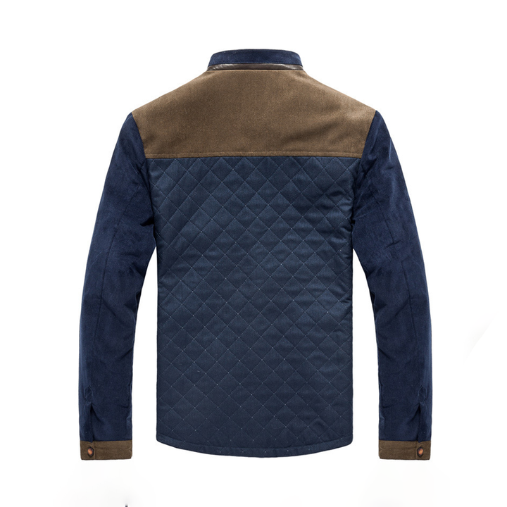 Moderne Lozenda Herren Bomberjacke; robuste, lässige Übergangsjacke für stilbewusste Männer und Freizeitmode.