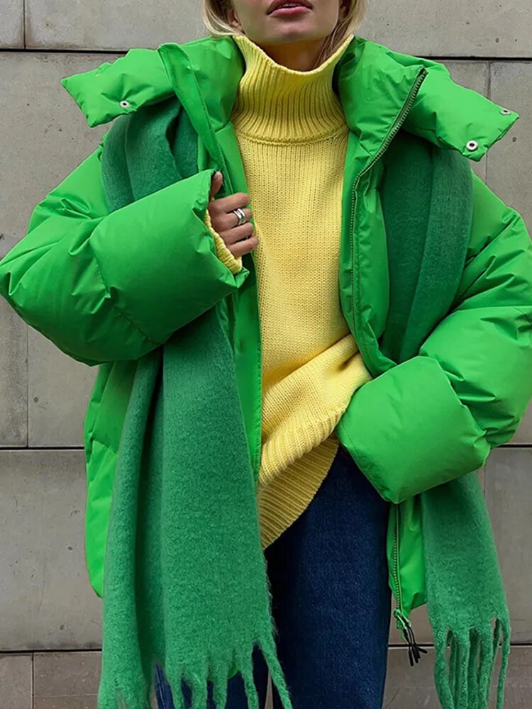 Weiche Damen Oversize Hoodie Jacke für den Alltag, ideal für lässige Looks in Herbst & Winter.