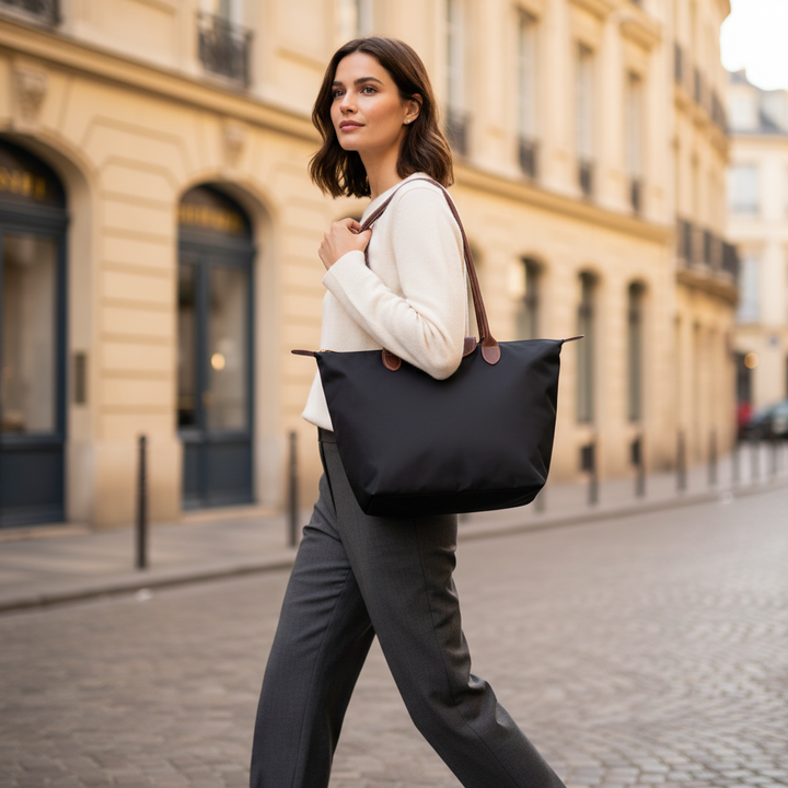 Stilvolle Damen Schultertasche, geräumig und modisch, ideal als Alltags- & Bürotasche.
