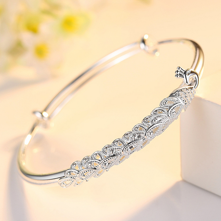 Edles Damen Phönix Armband aus Silber, verstellbar, eleganter Schmuck für Frauen.