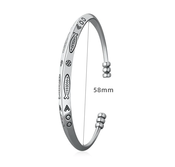 Glücks-Armband für Damen & Herren mit Koi-Fisch, ein Symbol für Schutz und positive Energie.