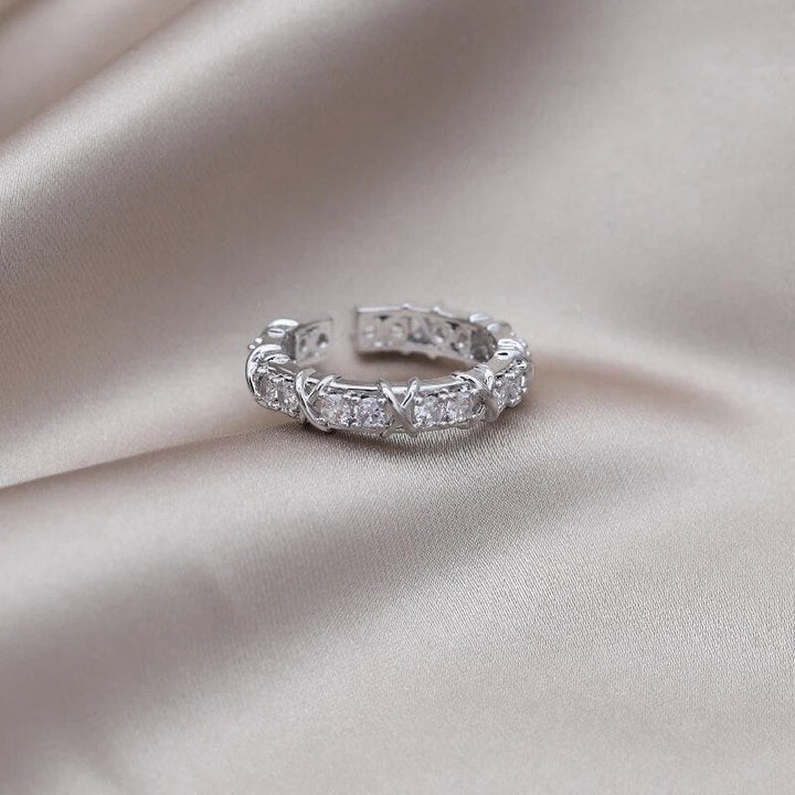 Geschenkidee: Verstellbarer Unisex Ring, lindert Angst, fördert Verdauung & Stoffwechsel. Titanionen Schmuck.