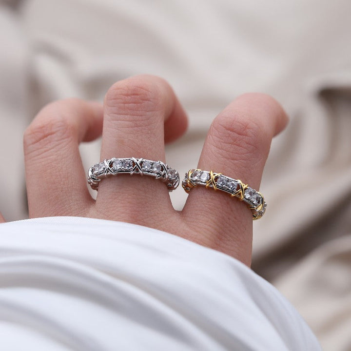 Titanionen Ring, unisex, verstellbar, gegen Angst & für bessere Verdauung. Silber- oder Goldoptik.