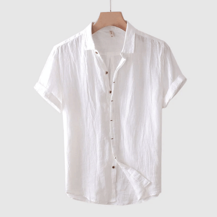 Legeres Herren Kurzarmhemd für den Sommer. Atmungsaktives Freizeit-Shirt.