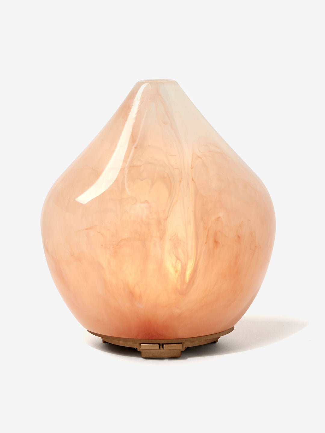 Rosenquarz Aroma-Diffusor mit feinem Nano-Nebel, stimmungsvoller Ambientebeleuchtung für Entspannung & Wellness.