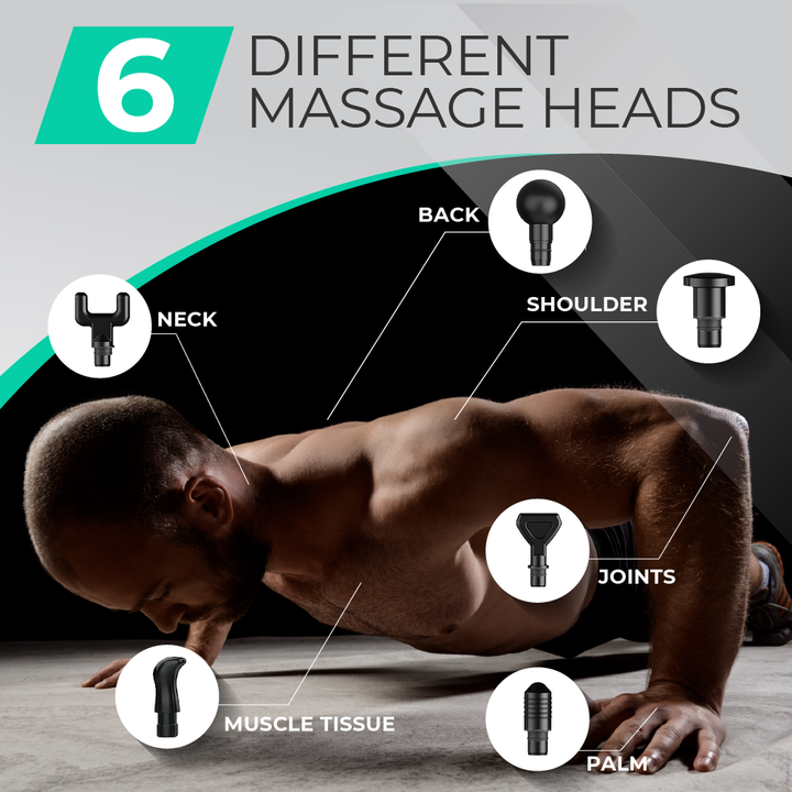 Effektive Massagepistole für Sportler zur schnellen Erholung und Prävention von Muskelkater.