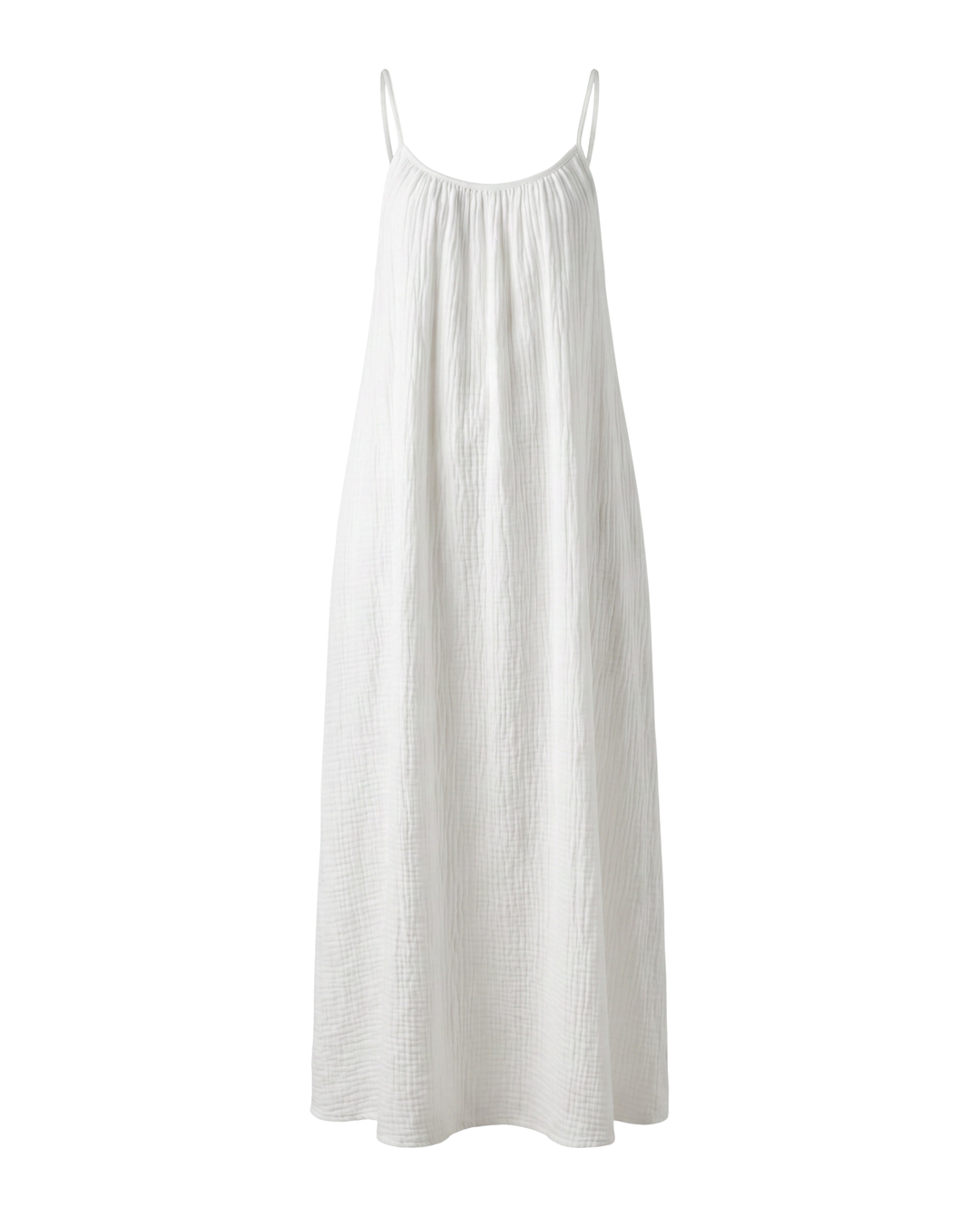 Rückenfreies Trägerkleid für Damen, als elegantes Maxi Sommerkleid, luftig & stilvoll.