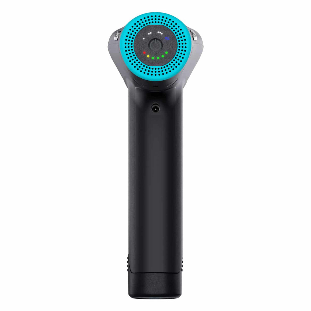 Ergonomische Massagepistole für gezielte Tiefenmassage und schnelle Muskelregeneration. Ideal für Sportler und Wellness.