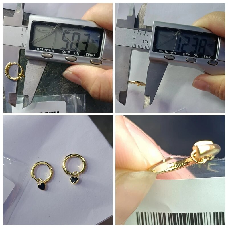 Funkelnde Zirkonia Creolen in Gold, speziell für Damen. Ein edler Blickfang am Ohr.