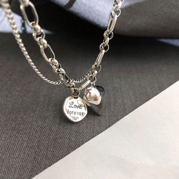 Modernes Damen & Herren Silberarmband aus 925er Silber, verstellbar. Stilvolles Liebesarmband für Paare.
