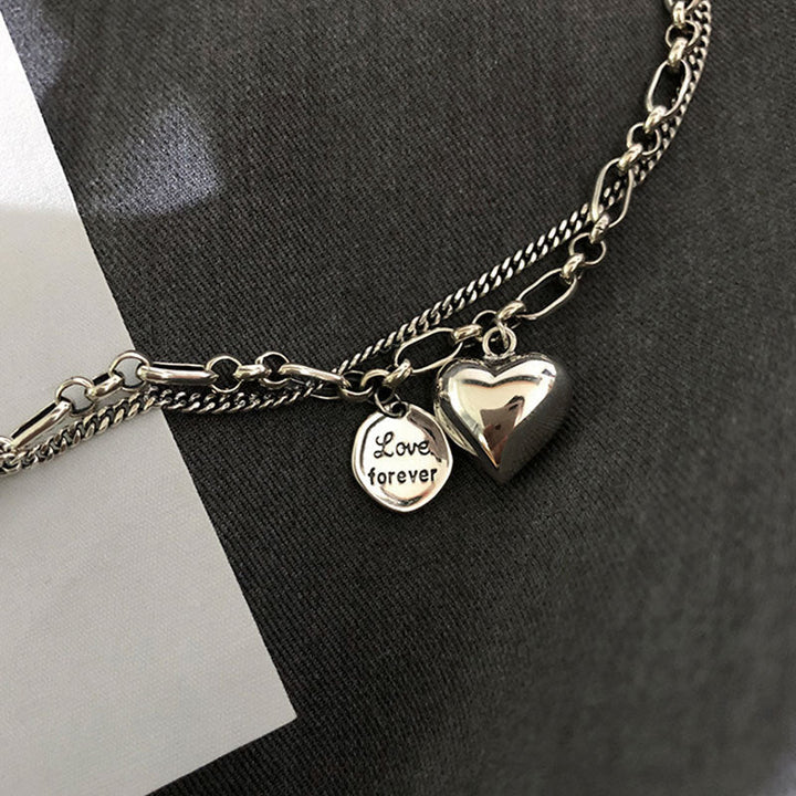 Romantisches 925er Silber Partnerarmband für Sie & Ihn. Ideales Geburtstagsgeschenk Liebesarmband.