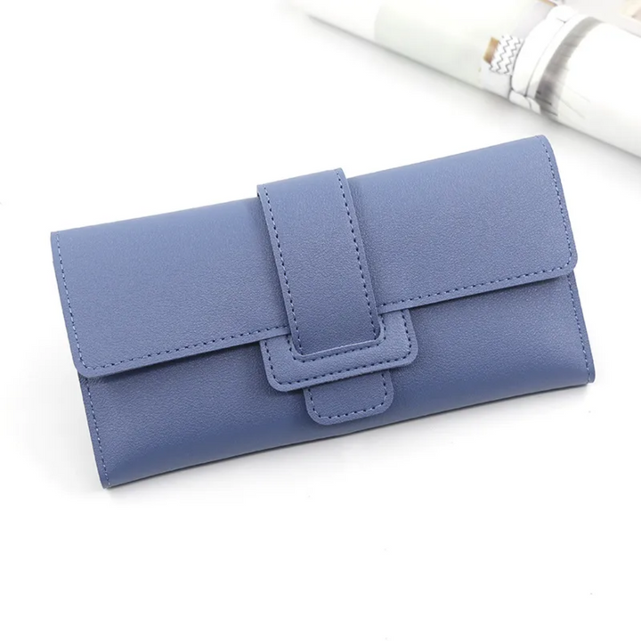 Hochwertiges, langes Unisex Portemonnaie, minimalistisches Design für eine organisierte und stilvolle Geldbörse.
