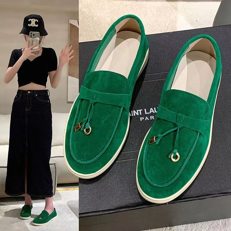 Damen Mokassins Loafer mit Schnürdetail, perfekt für Frühling & Sommer. Bequeme Slip-on Komfortschuhe für den Alltag.