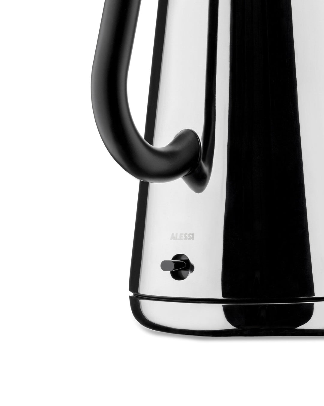 Schwarzer Edelstahl-Wasserkocher, elektrisch, 1500W, perfekt für Tee, Kaffee und moderne Küchen.