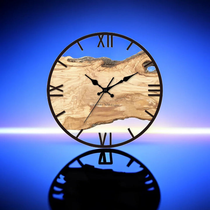Stilvolle transparente Wanduhr für Wohnzimmer, Büro & Schlafzimmer. Minimalistisches, modernes Design als elegante Dekoration.