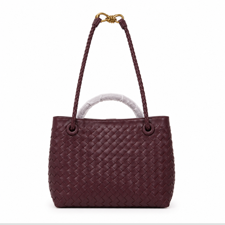 Trendige Flechttasche für Frauen, elegante Umhängetasche, vielseitiges Accessoire für jeden Look.