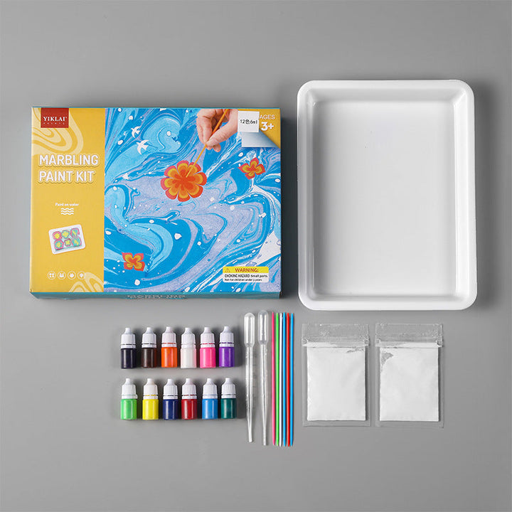 Pädagogisches Wasserfarben Malset fördert Kreativität & Motorik bei Kindern. Lernspielzeug für DIY Kunst.