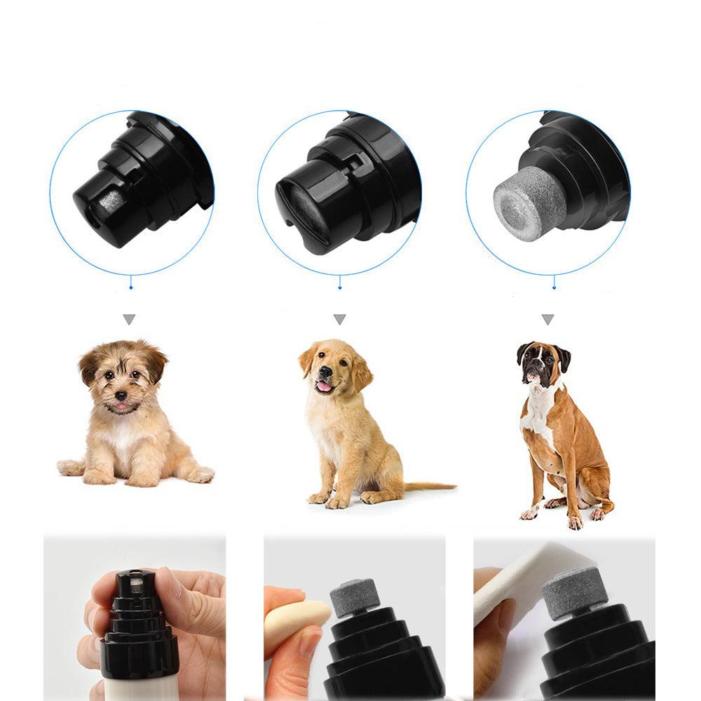 Ergonomischer, leiser Krallenschleifer für stressfreie Haustierpflege. Ideal für Hund, Katze & Kleintiere. Wiederaufladbar.
