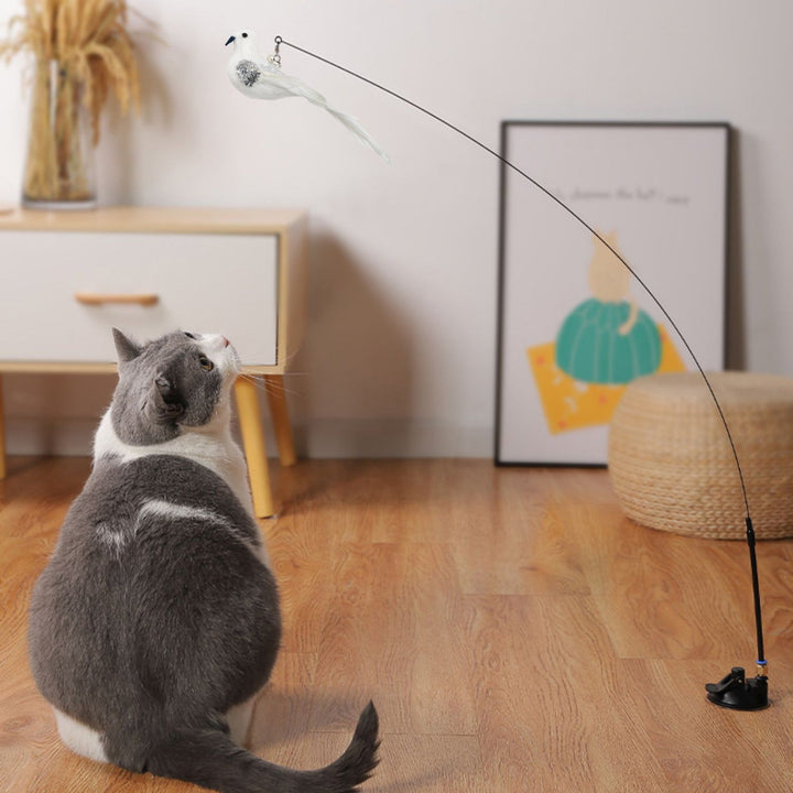 Katzenspielzeug Vogel: Simulierung des Jagdinstinkts. Bietet interaktives Spiel und mentales Training für Ihre Katze.