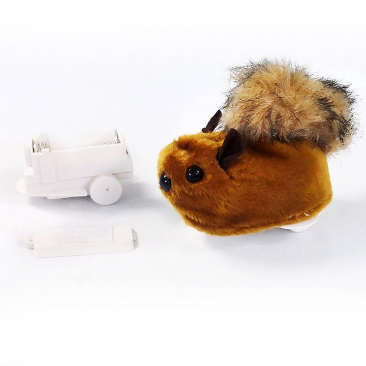 Realistisches Hamster-Design Rollspielzeug, interaktives Katzenspielzeug, fördert Aktivität und Spieltrieb der Katze.