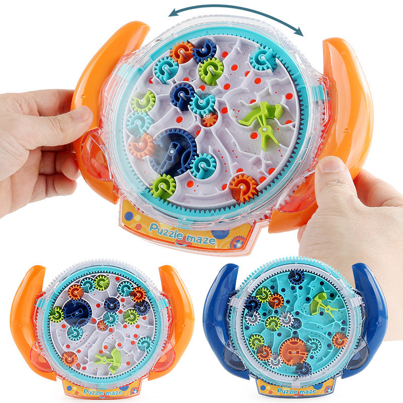 Vielseitiges 3D Kugel-Labyrinth als Lern- & Geschicklichkeitsspiel, fördert Motorik für Kinder und Erwachsene.