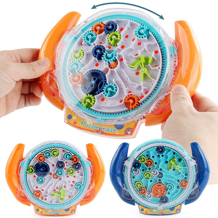 Vielseitiges 3D Kugel-Labyrinth als Lern- & Geschicklichkeitsspiel, fördert Motorik für Kinder und Erwachsene.