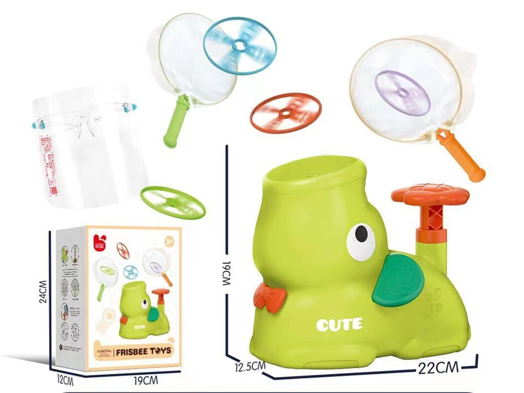 Vielseitiges Kinder Frisbee Kescher Set. Fördert spielerisch Bewegung, Motorik und die Entwicklung von Fähigkeiten.