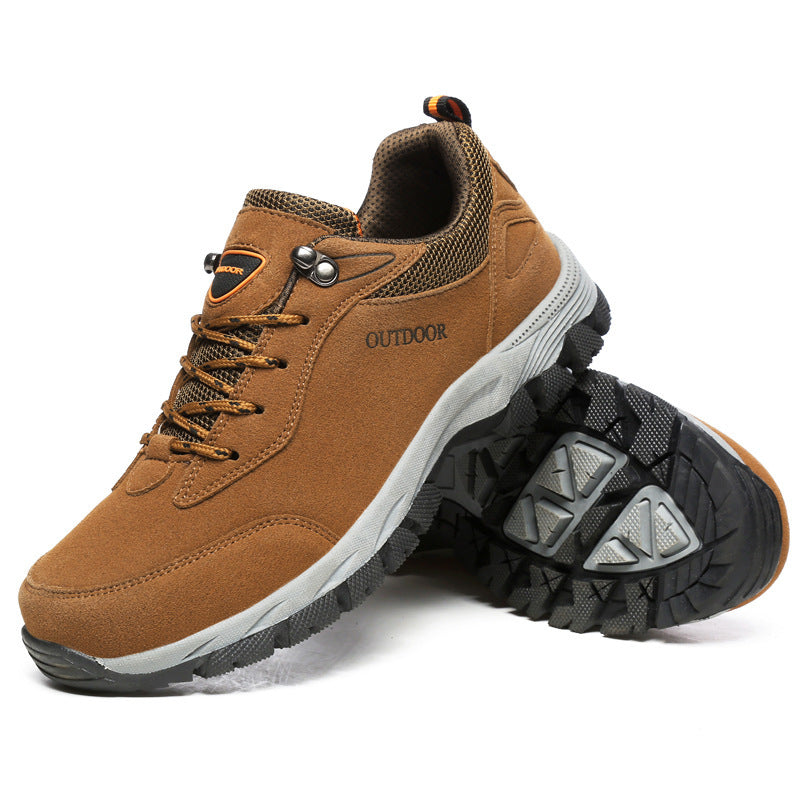 Orthopädische Herren Wanderschuhe für Outdoor, lindern Schmerzen bei Plantarfasziitis & Hallux Valgus.