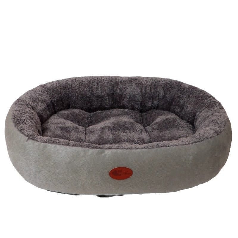 Gemütliches, waschbares Hundebett Wolkenweich. Plüschiges Kuschelbett für erholsamen Hundeschlaf.