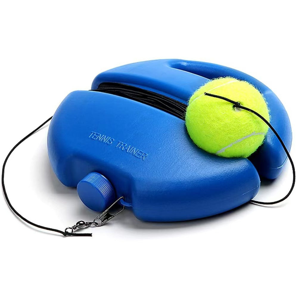 Benutzerfreundliches Tennis-Trainingsset für Mütter und Väter, die Technik und Ballgefühl solo verbessern möchten.
