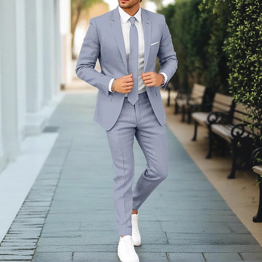 Herren Sommer Anzug als stilvoller Freizeitanzug. Bequem und elegant für entspannte Tage oder Business Casual.