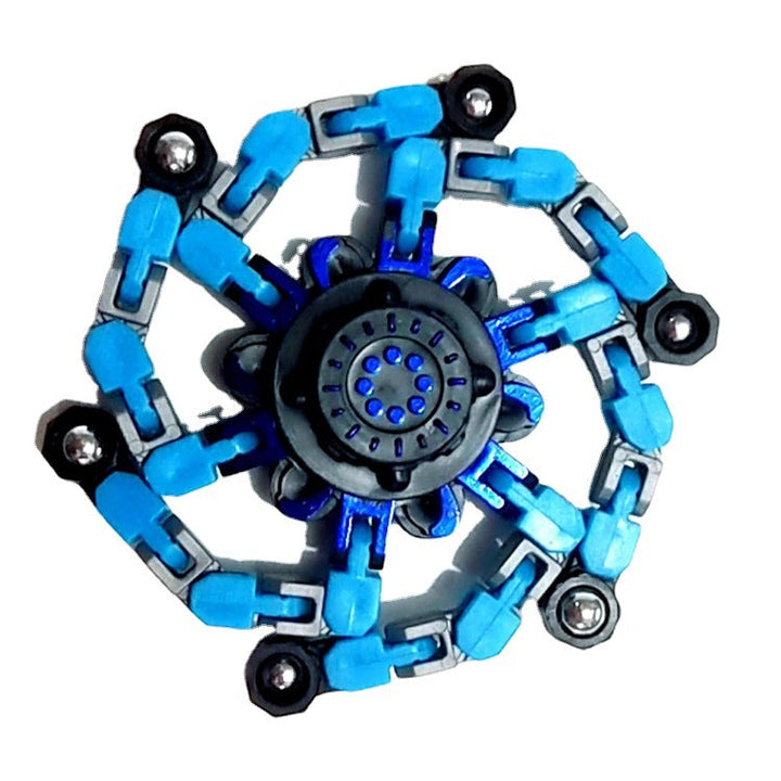 Farbenfroher Roboter Spinner, farbwechselndes Lernspielzeug & Fidget Toy für Kinder. Fördert Geschicklichkeit.