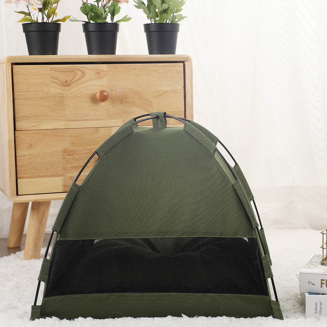 Tragbares, kühlendes Katzenzelt und atmungsaktives Katzenbett, ideal als Katzenschlafplatz und Rückzugsort.