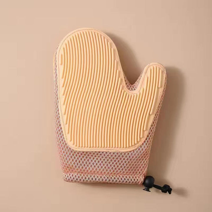 Innovative Katzenbürste in Handschuhform für mühelose Haarentfernung und sanfte Pflege.