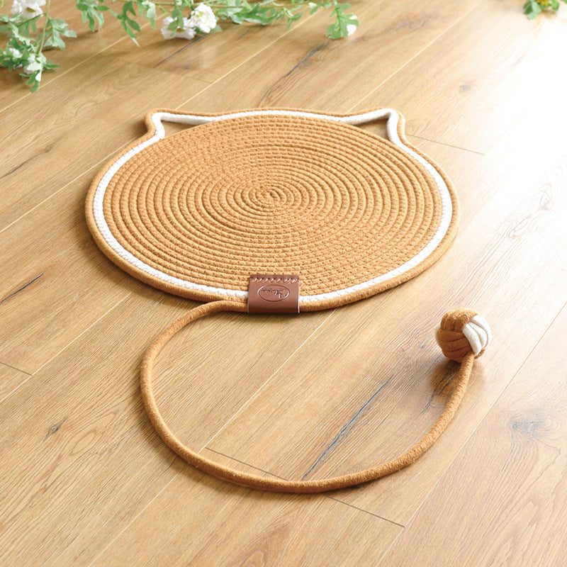 Großer Katzen Kratzteppich als Kratzmatte & Spielzeug für Katzen. Schützt Möbel & pflegt Krallen. Haustierbedarf.