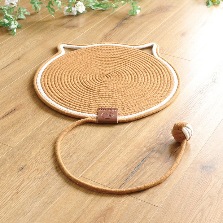 Großer Katzen Kratzteppich als Kratzmatte & Spielzeug für Katzen. Schützt Möbel & pflegt Krallen. Haustierbedarf.