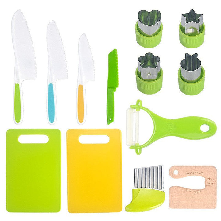 Kinder Küchen-Set animiert zu gesunder Ernährung und spielerischem Kochen, fördert Eigenständigkeit und Kreativität.