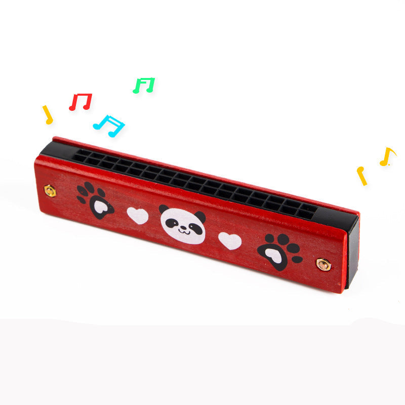 Musikalische Früherziehung mit dieser bunten Kindermundharmonika, spielend lernen.