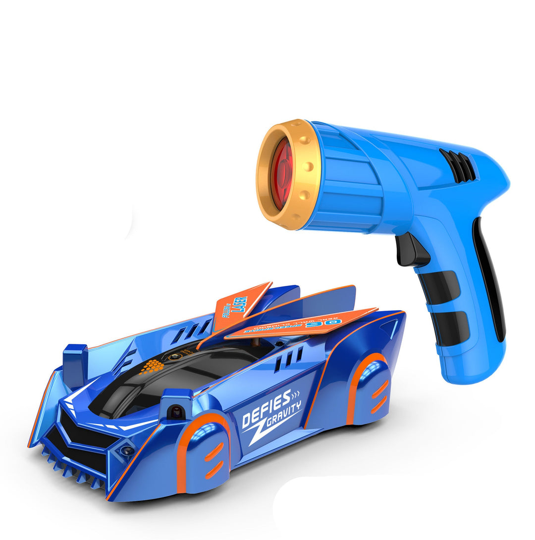 RC Laser Wandfahrer Auto für Kinder. Steuerung per Laserpunkt, fährt mühelos an Wänden und sogar der Decke.