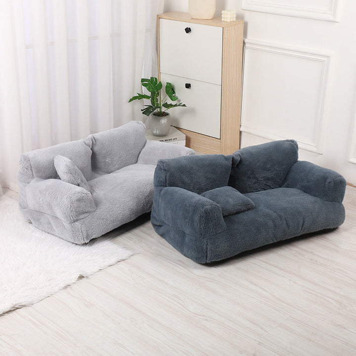 Luxus Hundesofa mit Memory-Schaum. Orthopädisches Hundebett für maximalen Komfort & Gelenkentlastung.