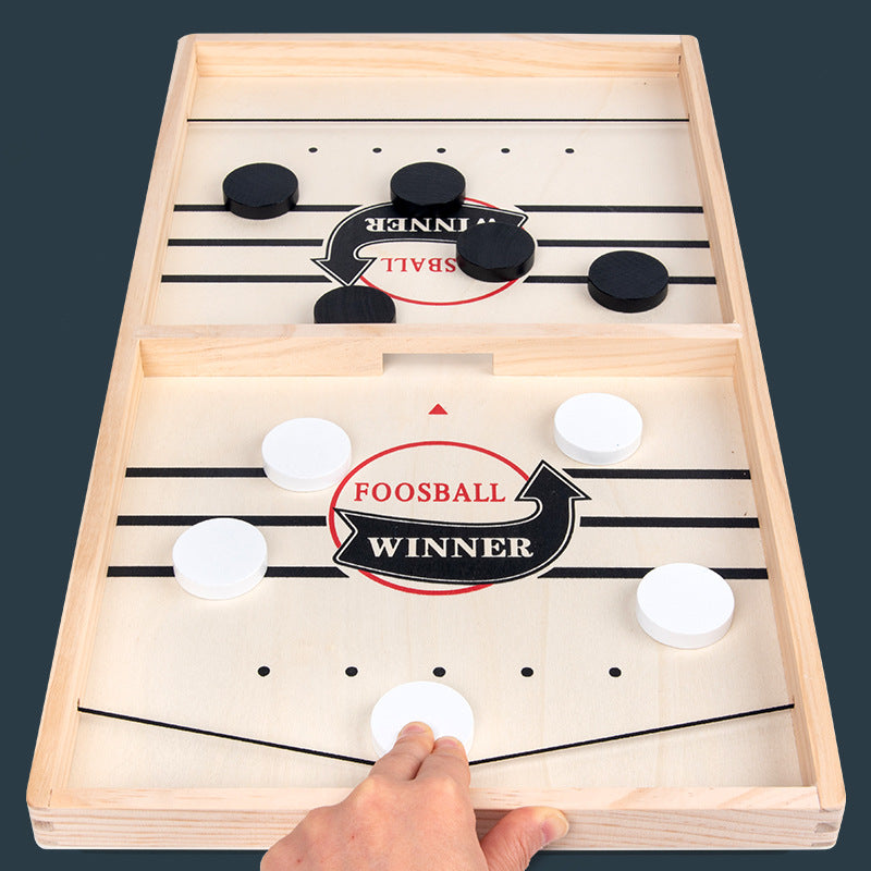 Taktikspiel Schleuder-Schach: Spannendes Holz-Geschicklichkeitsspiel. Trainiert schnelles Denken & präzise Züge.