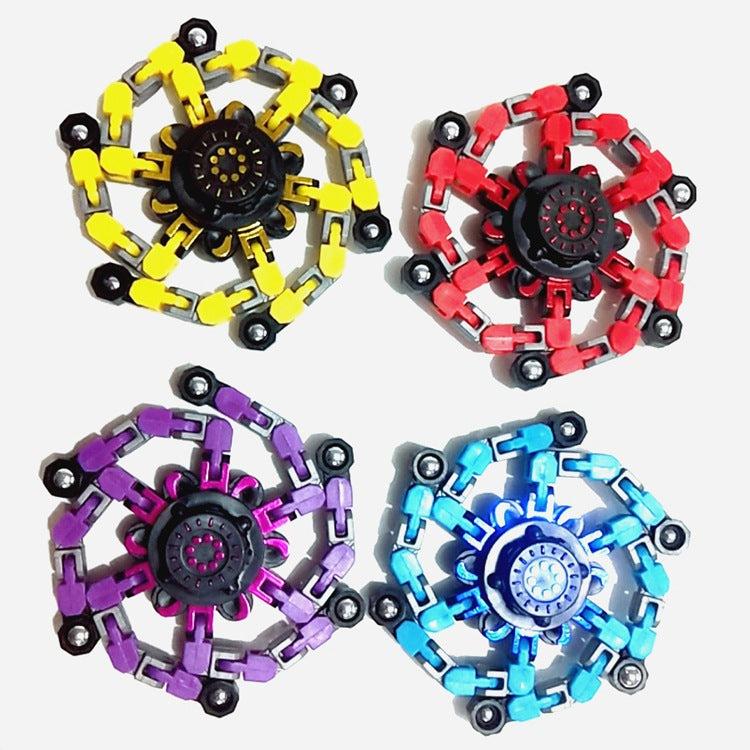Set bunter Roboter Spinner Spielzeuge für Kinder, ideal für Geschwister. Fördert Spielspaß & Geschicklichkeit.