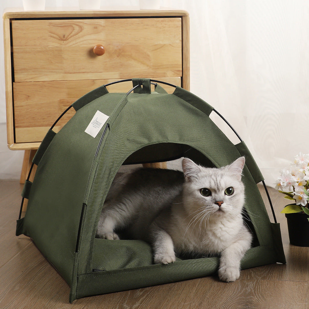 Kühlendes Katzenzelt, atmungsaktives Katzenbett für ultimativen Komfort und Entspannung für Katzen.