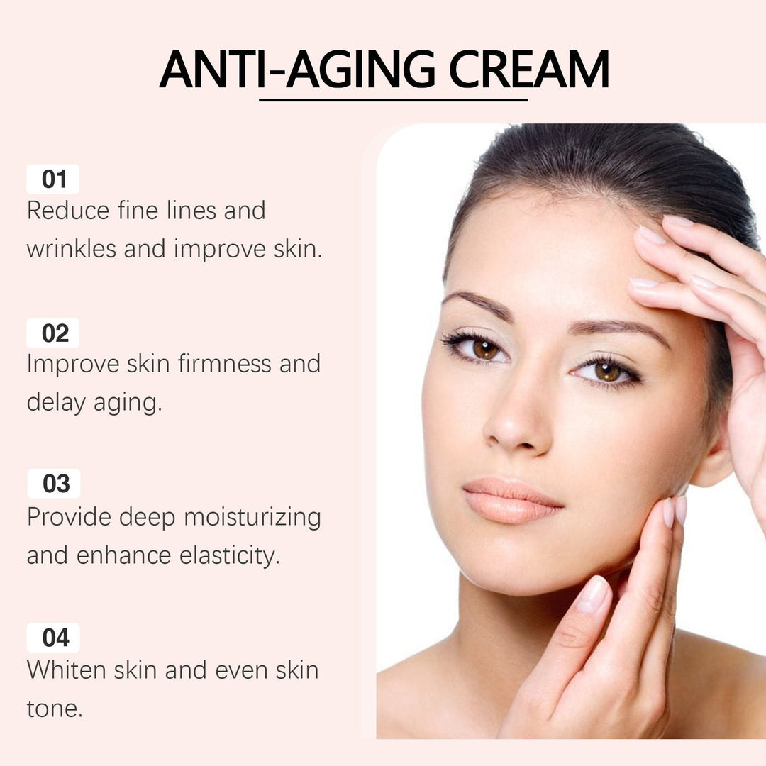 Porenverfeinernde Anti-Falten Creme für Frauen. Reduziert feine Linien & sorgt für makellose Hautoberfläche.